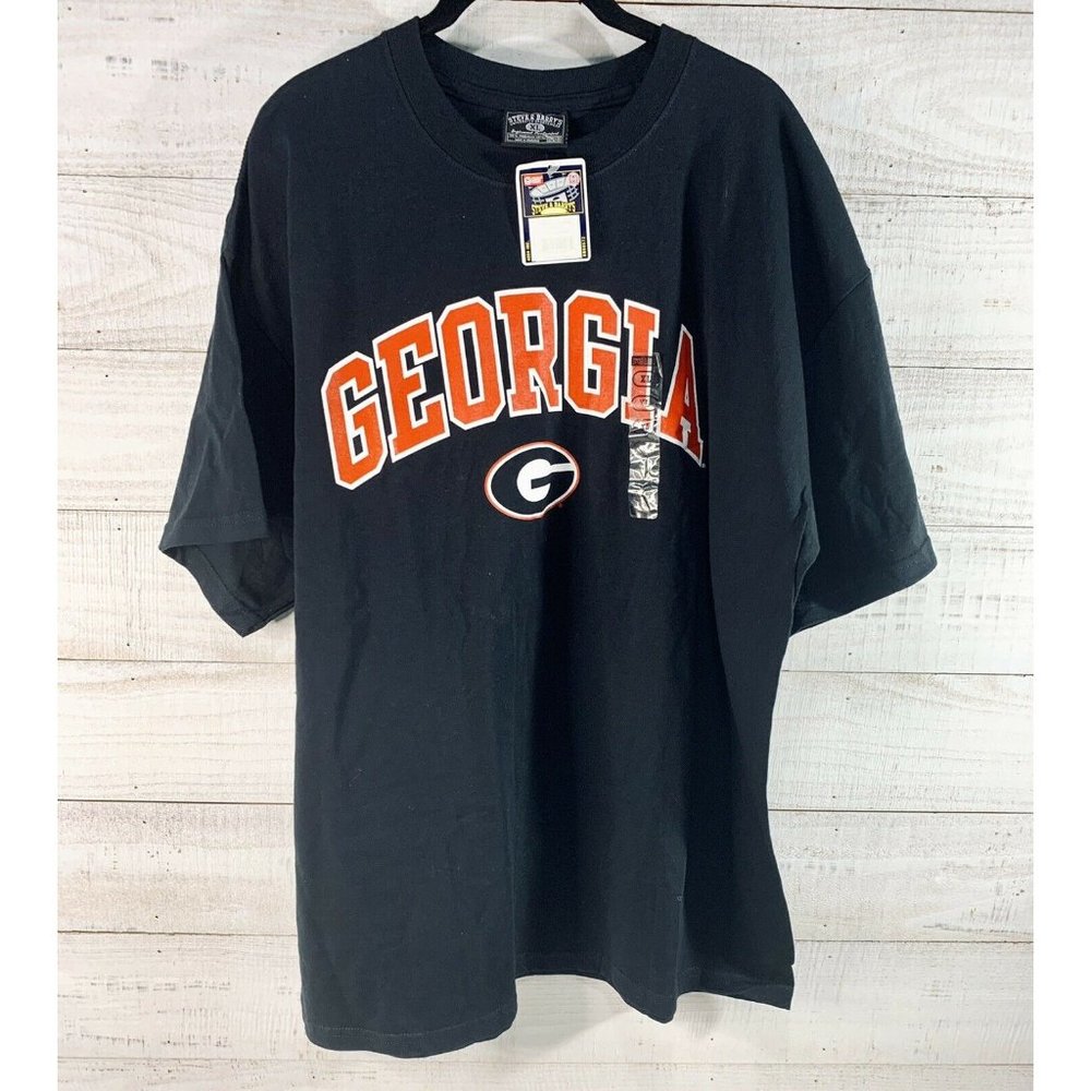 University of Georgia T-Shirt Men's XL Black Red White NCAA Brand New W/ Tags